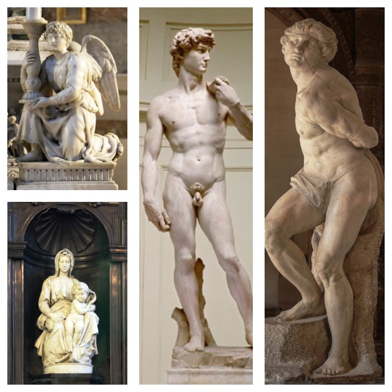 famous marble statues-Trevi Statue