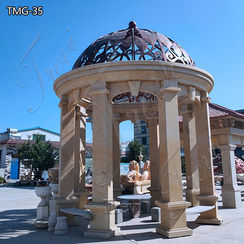 granite gazebo-Trevi Statue