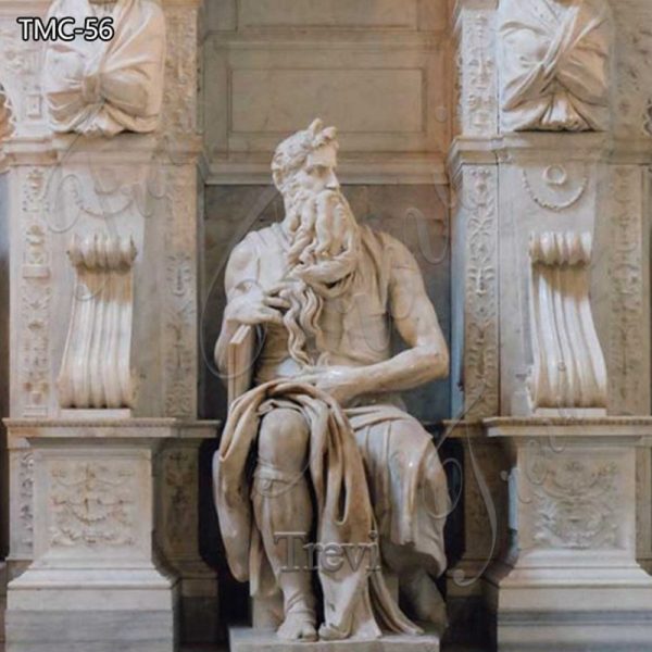 Famous Marble Statue of Michelangelo Moses Factory Supplier TMC-56