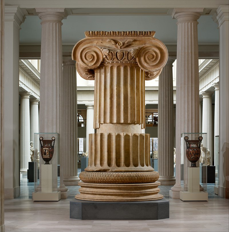 2. marble columns