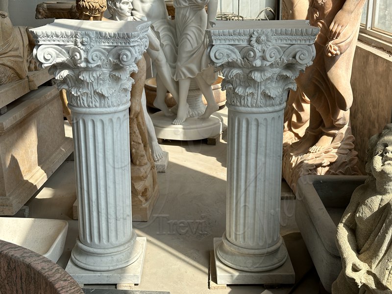 3. solid marble columns