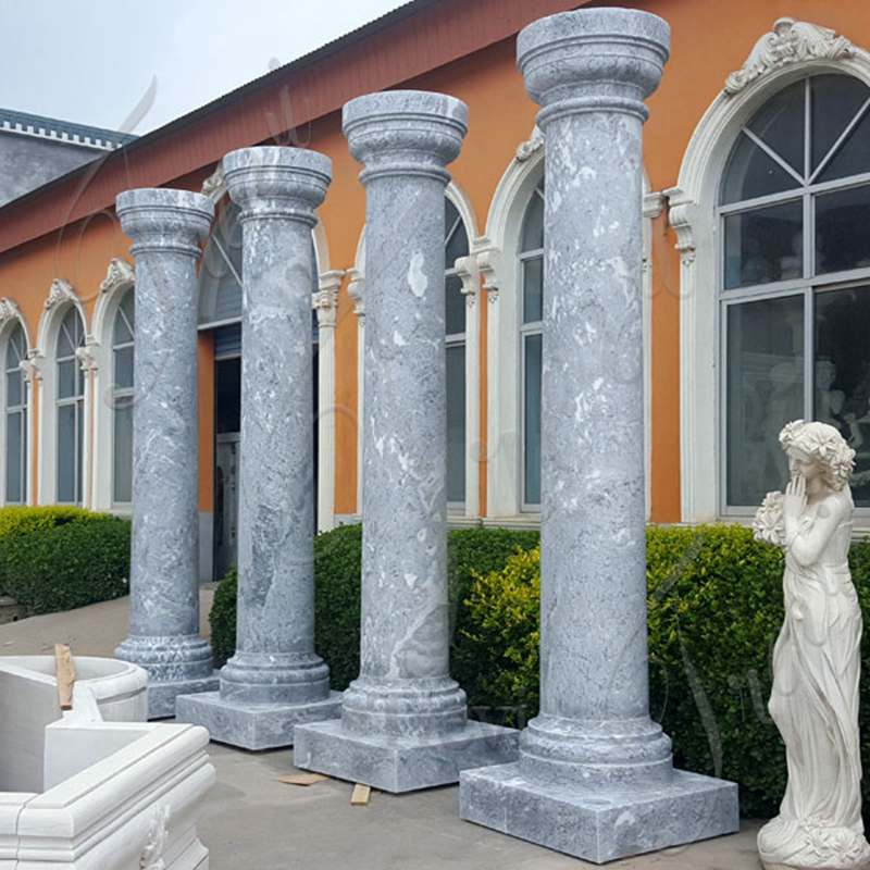 8. marble columns made by Trevi Factory