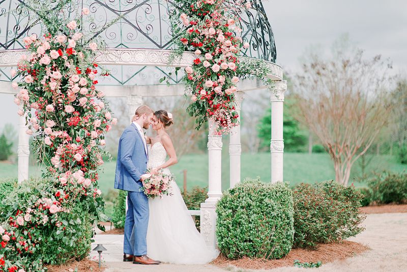 Classic outdoor ceremony gazebo