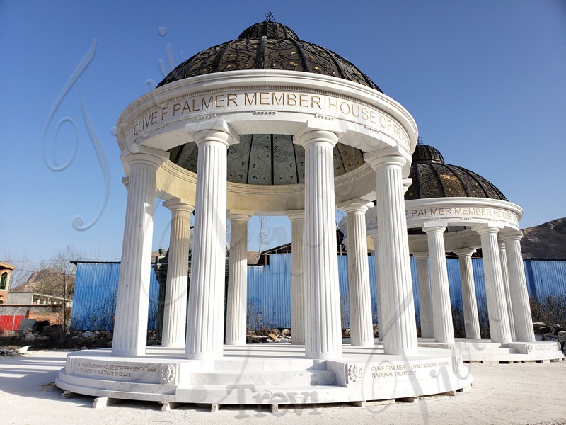 large marble gazebo