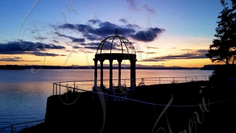 marble stone gazebo