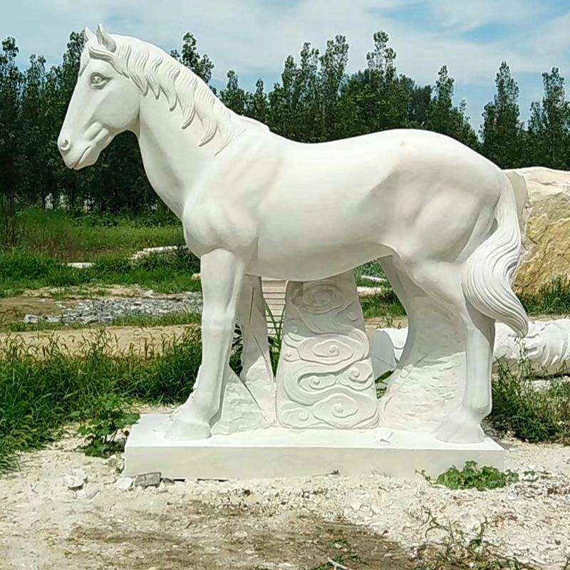 white marble horse for sale-Trevi Statue