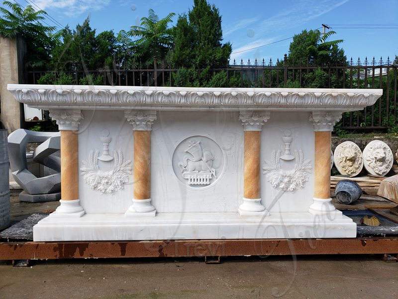 14. large marble altar