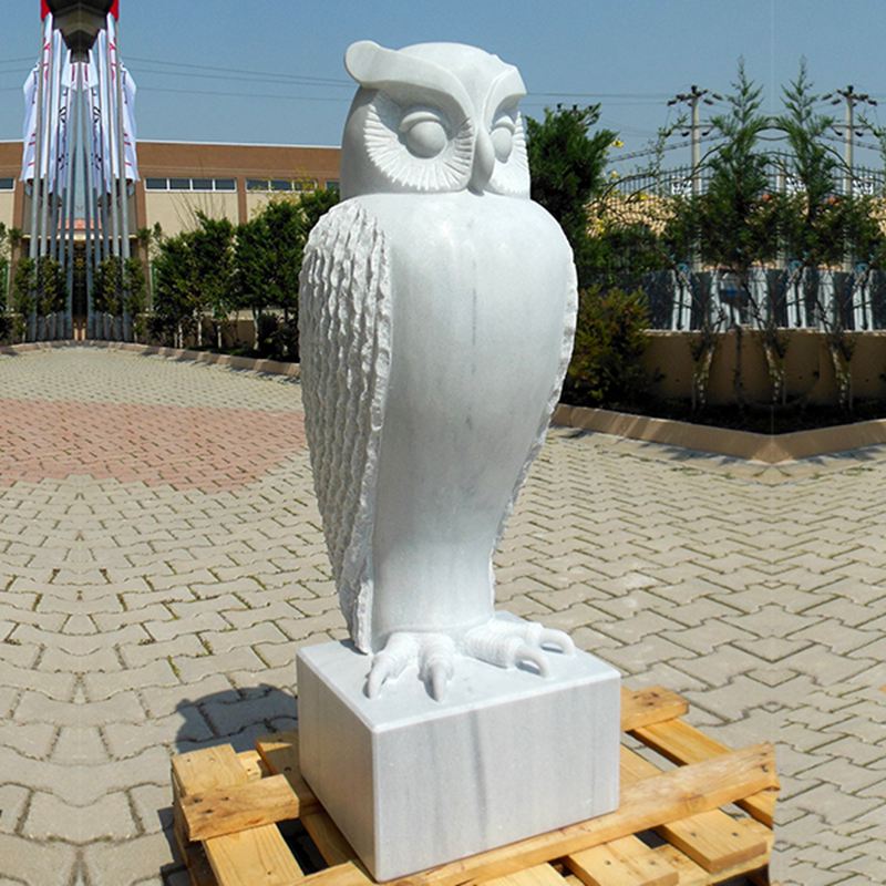 8. Wise Owl Statues