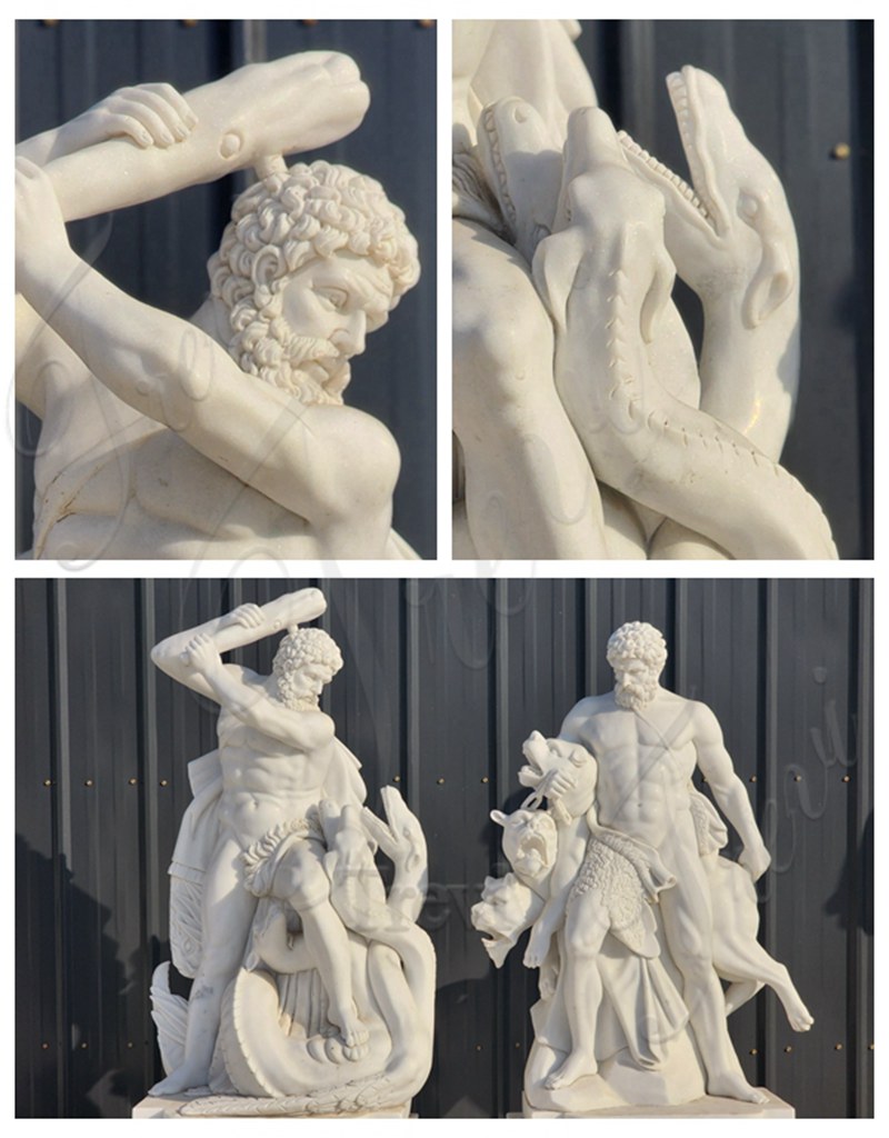 details show for the Hercules statue for sale-Trevi Statue