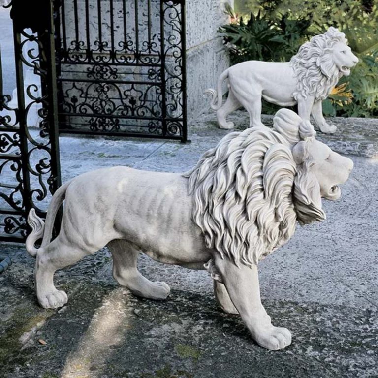 marble animal statues for home entry