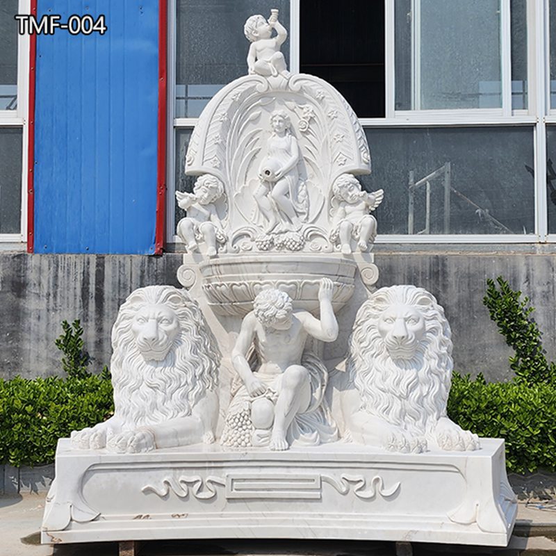 marble garden wall fountain