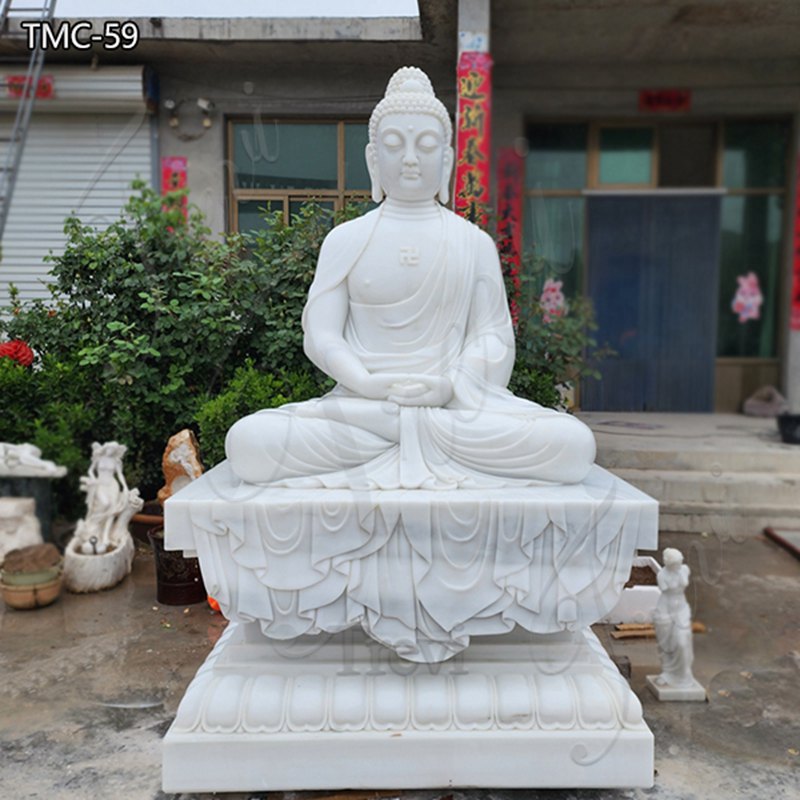 white marble Buddha statue-Trevi Statue