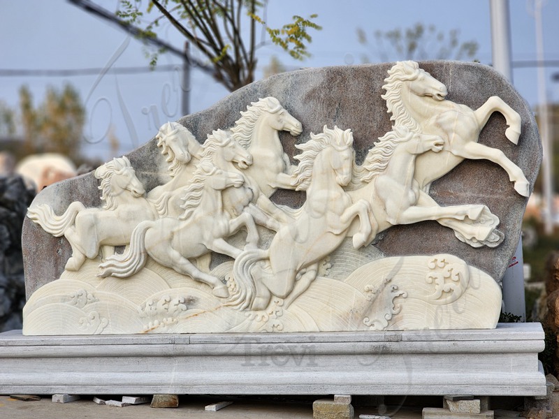 2. marble horse relief