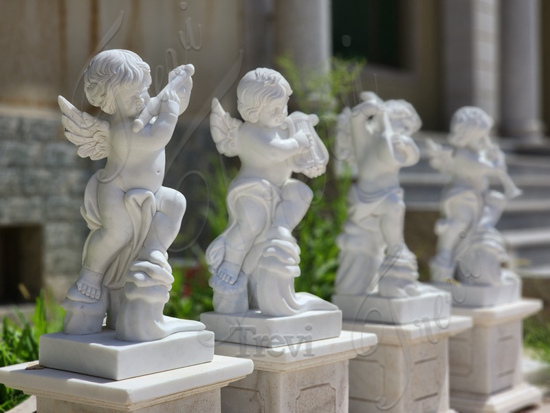 2.2. marble cherub statue