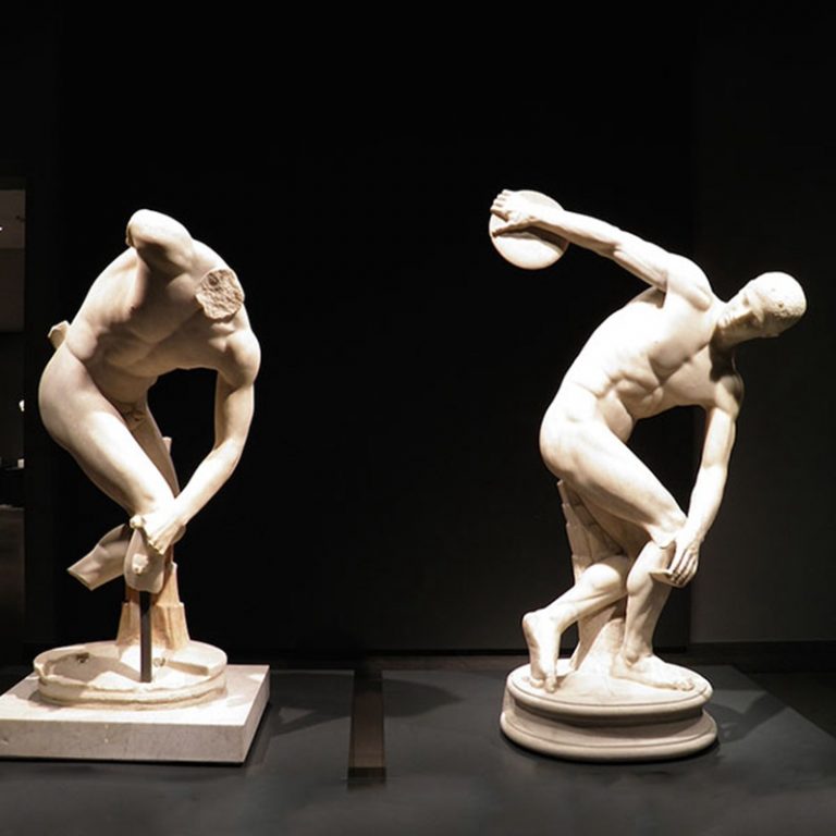 ancient Greek and Roman sculptures