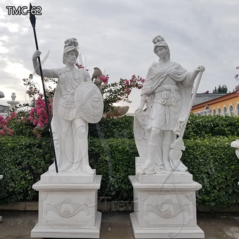 ancient roman warrior statue