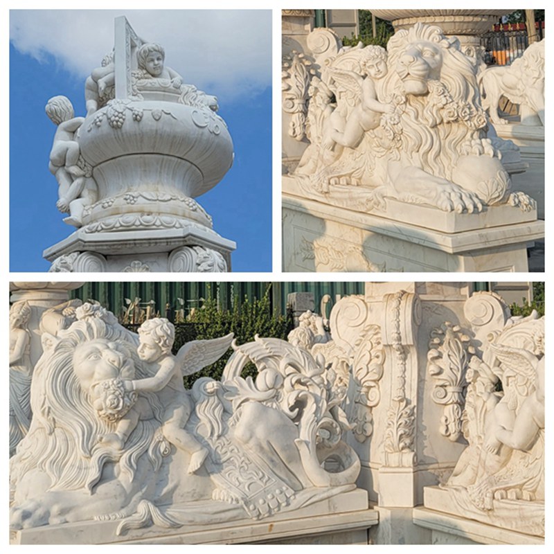 details show for the marble fountains for sale