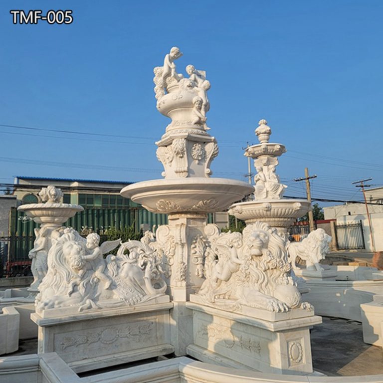 large marble fountain