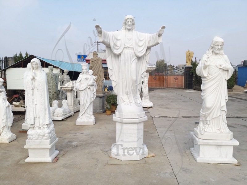 2. marble Jesus statue