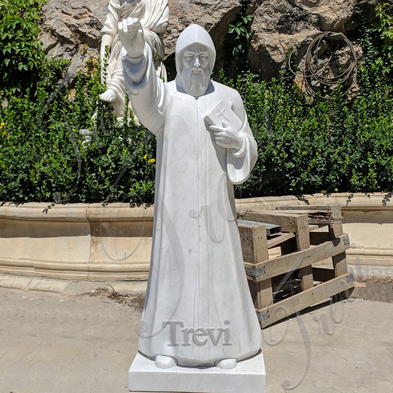 3. marble saint Charbel statue