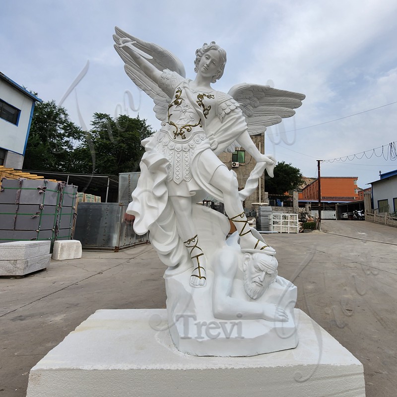 7.2. marble St Michael statue