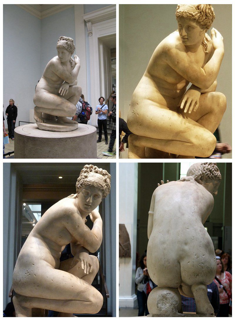 Crouching Venus statue