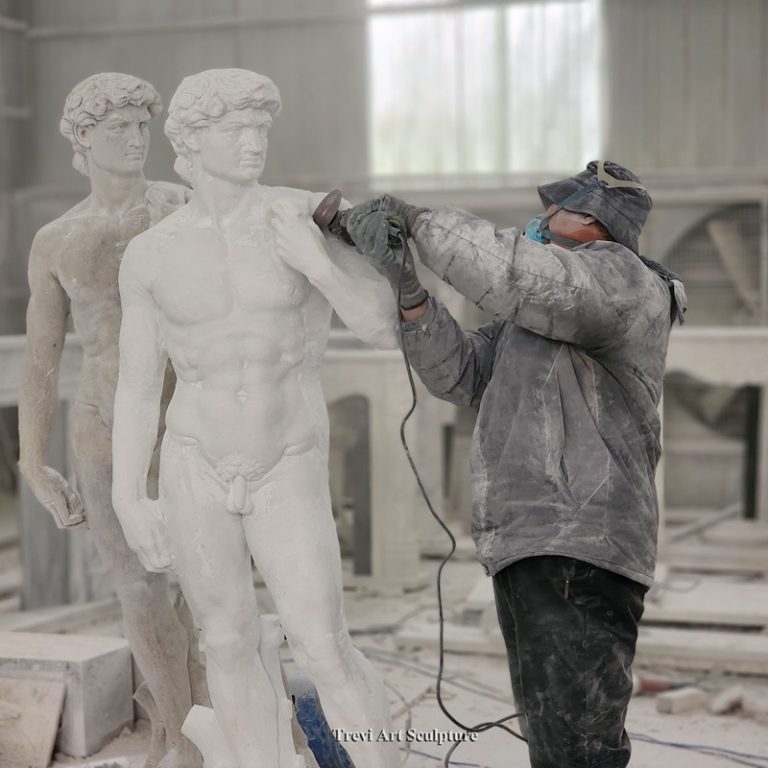 david statue carving process