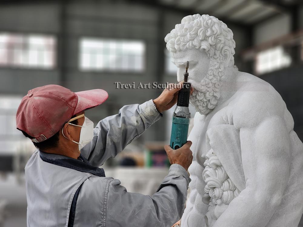 detailed hand carving
