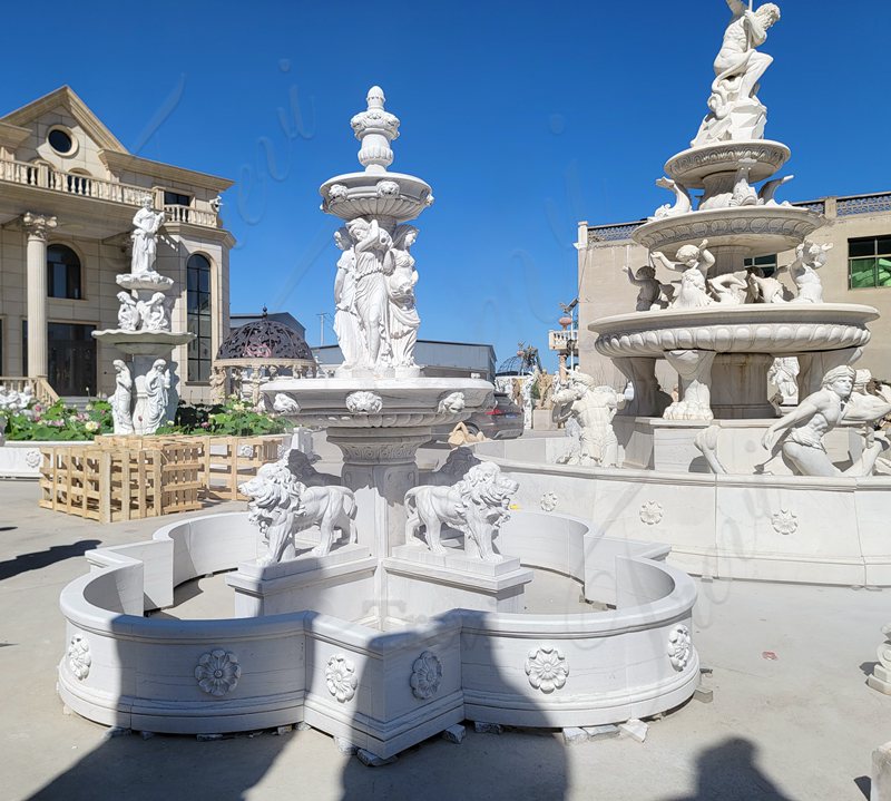 Landscaping Lion Fountains