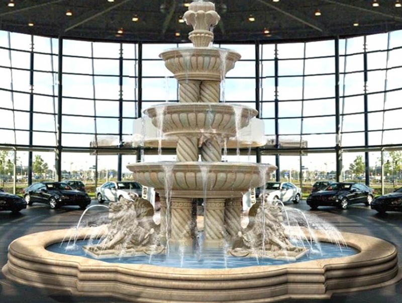 Lion Fountain Sculptures