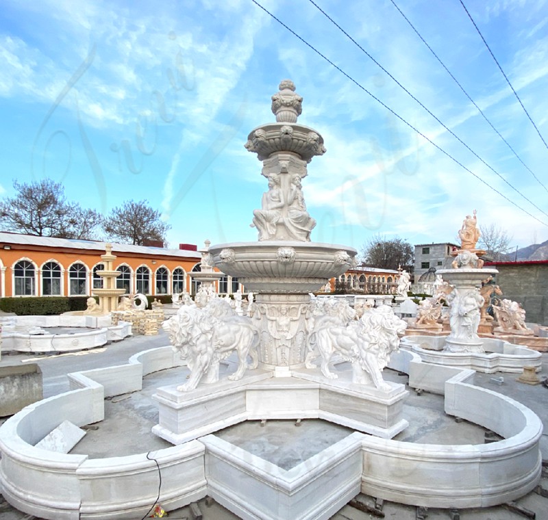 Lion Garden Fountain
