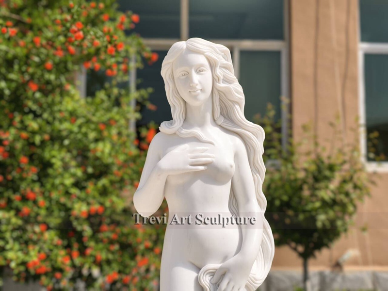 white marble birth of venus statue for sale