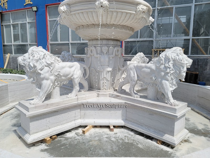 lion statues