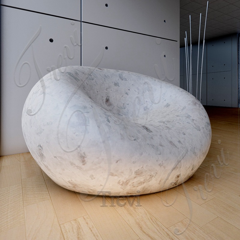 white marble sofa