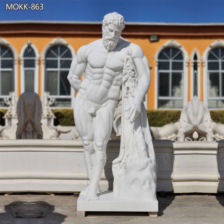 Life Size Marble Hercules Statue