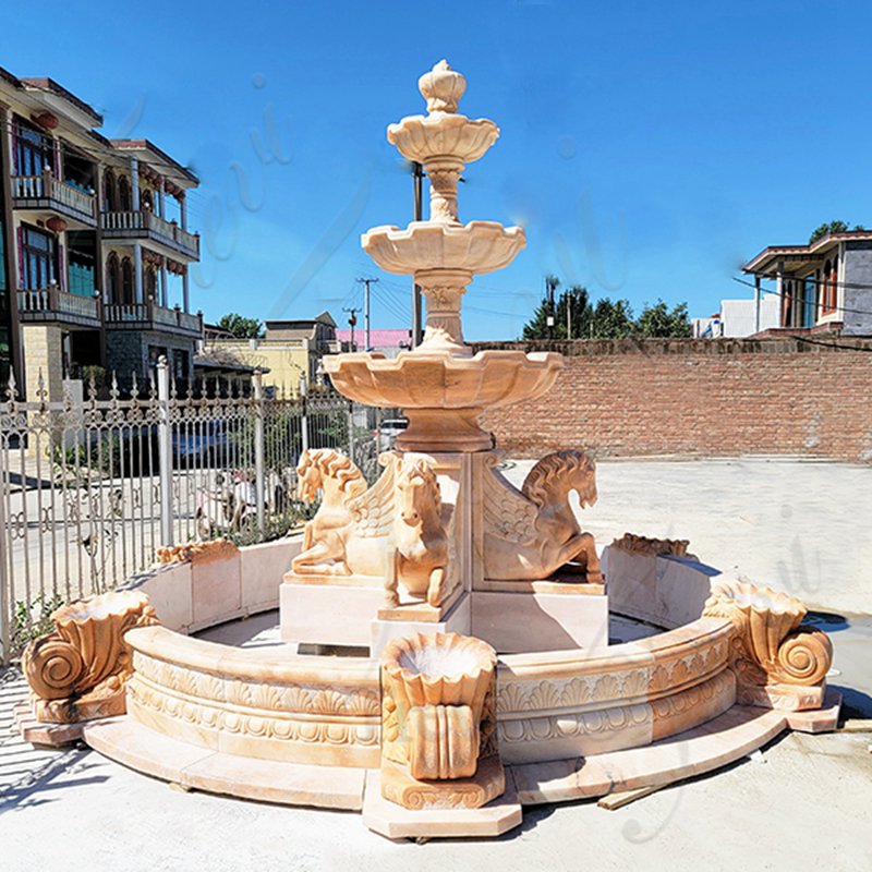 Outdoor horse Sculpture Fountain