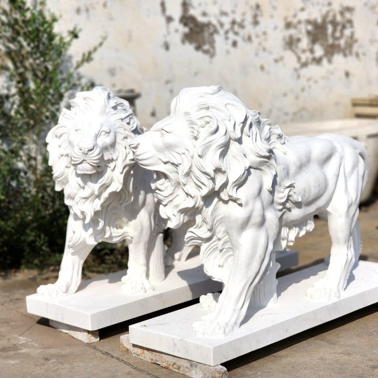 Top 6 Most Unique Marble Lion Sculpture Designs