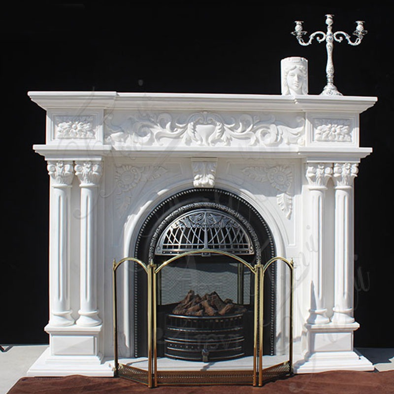 Popular Marble Fireplace