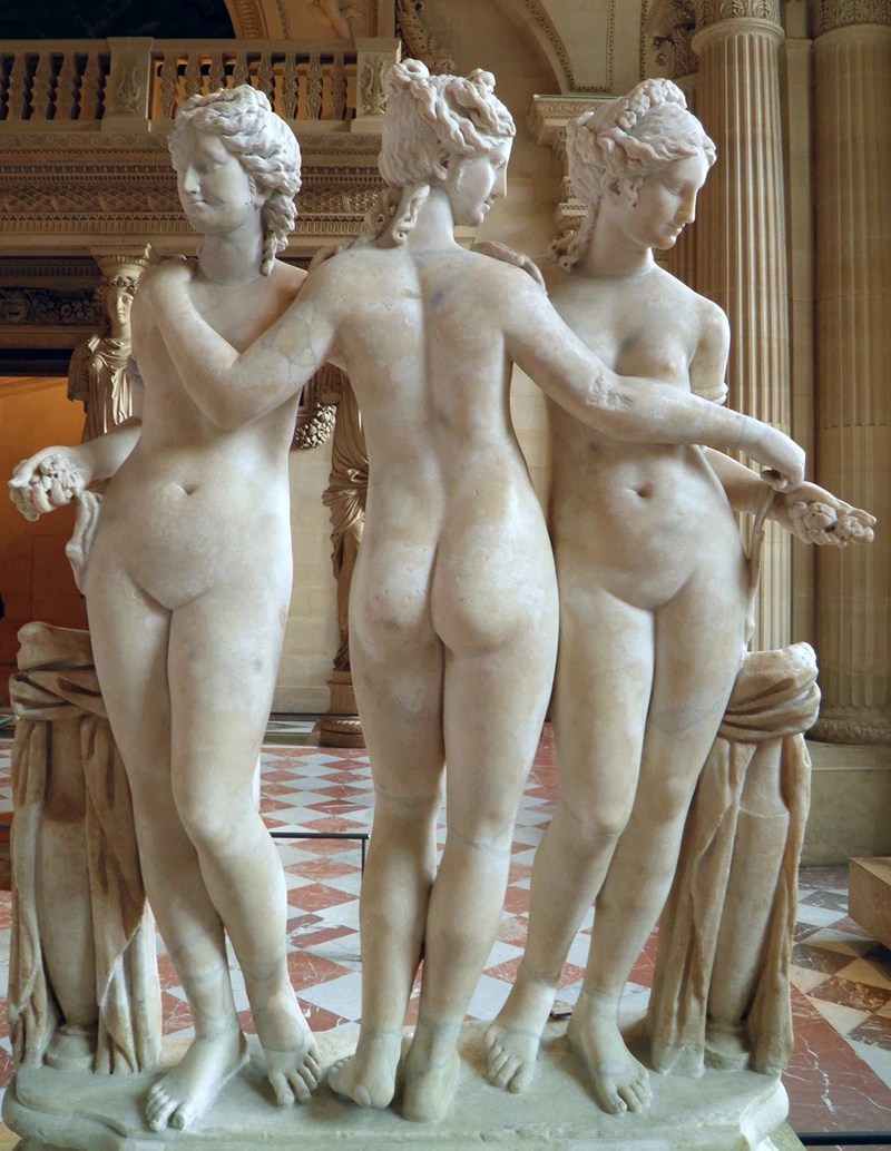 The Three Graces Statue