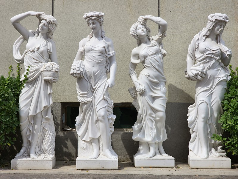 Four Season Goddess Statues