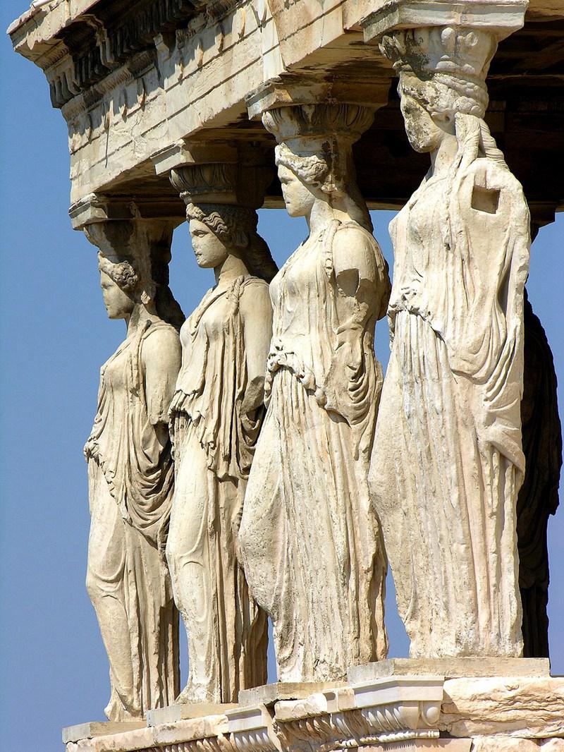 The Caryatids of the Erechtheion