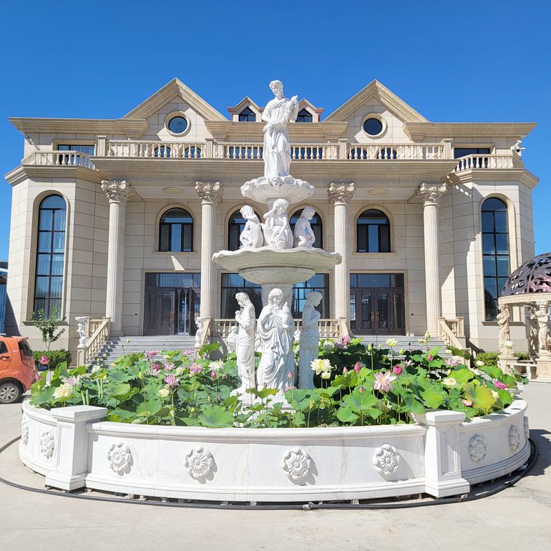 Large garden fountains