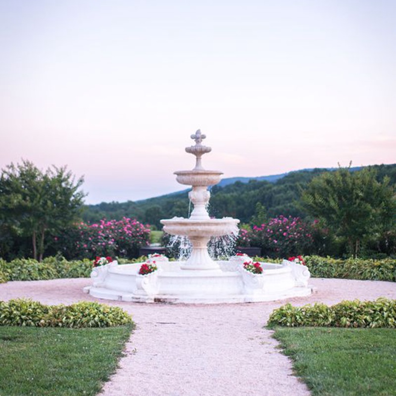 Tiered Marble Fountain