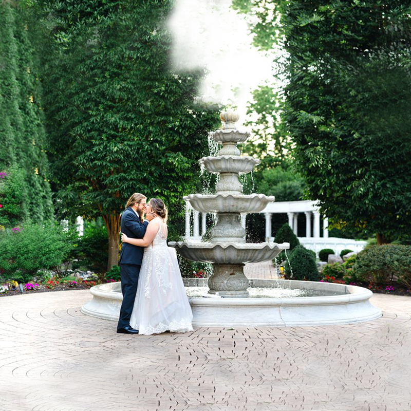 Tiered Marble Fountains
