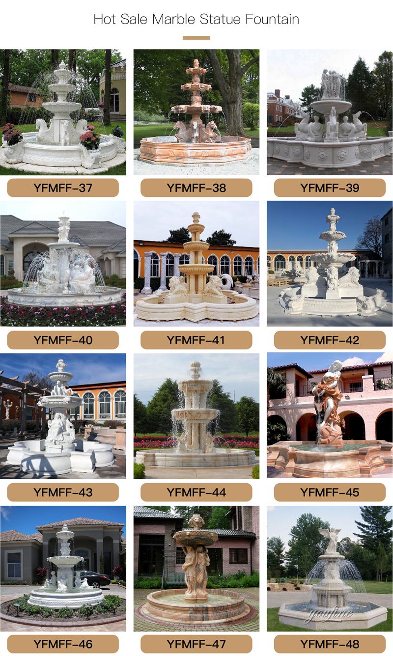 More Garden Marble Fountain Designs trevi