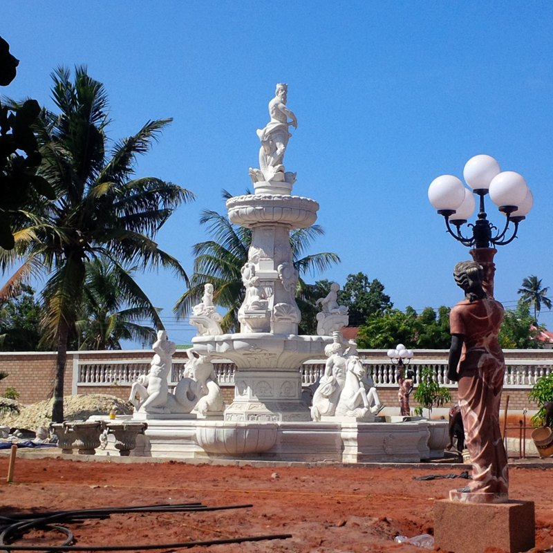 marble large fountain