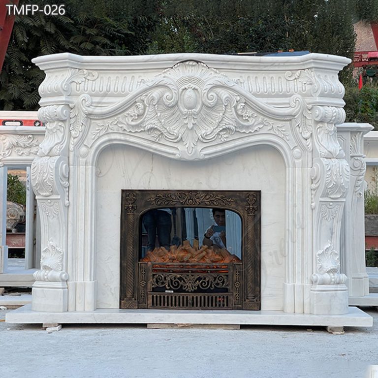 Newly Designed Marble Fireplace Mantel Home Decor for Sale