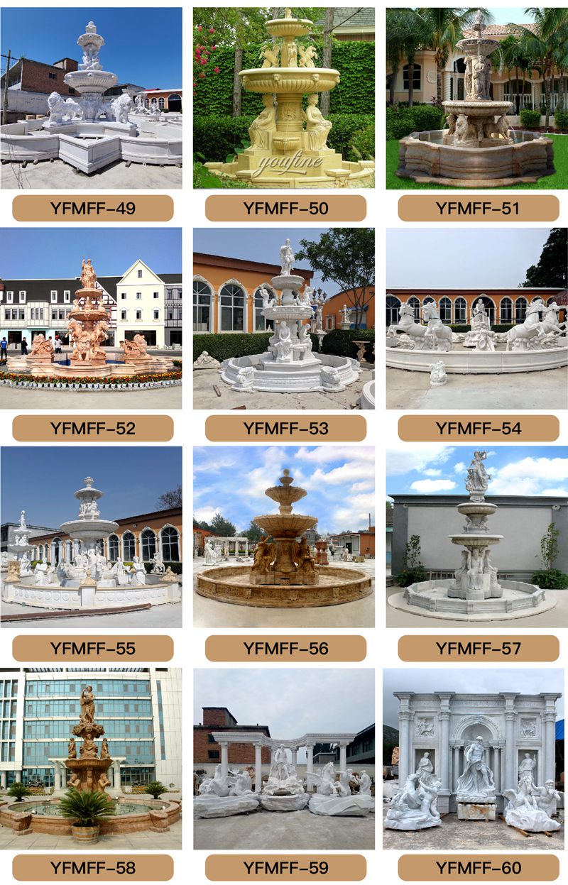 Variety of Fountain Options Offered by Trevi