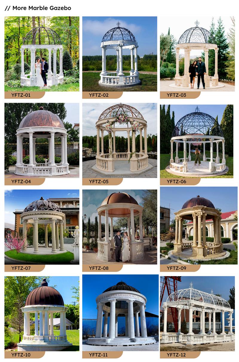 Various Marble Gazebo Designs