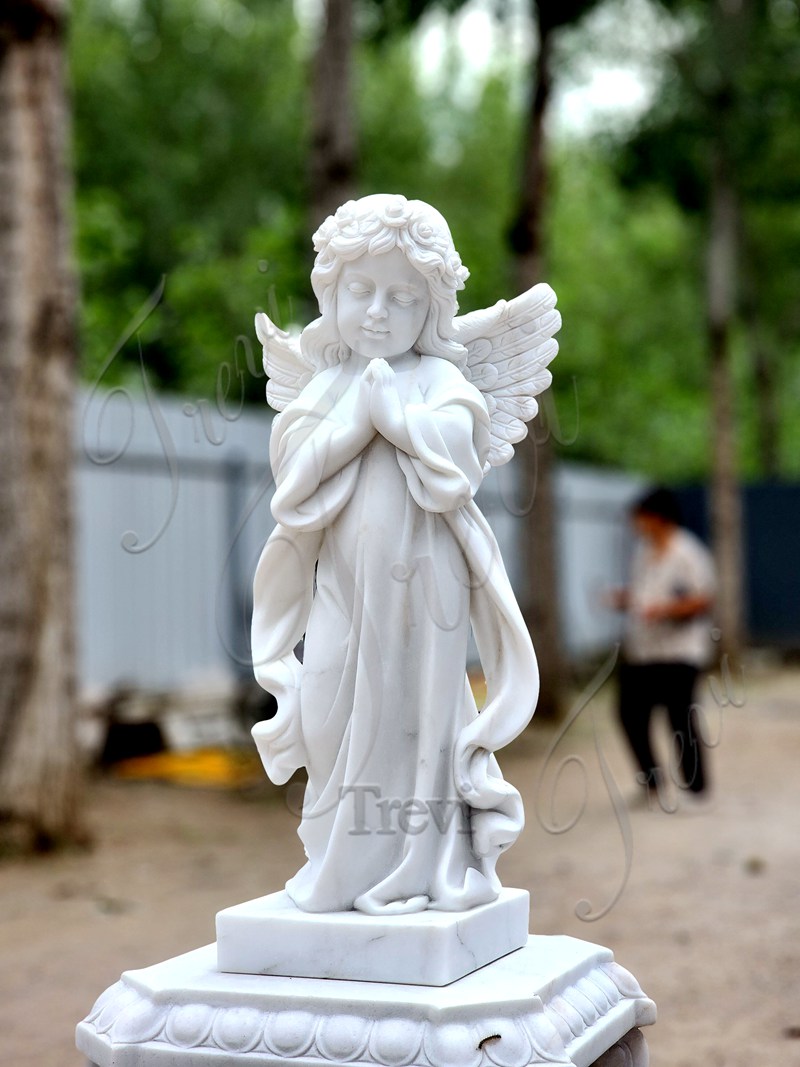 Cute Marble Cherub Statue